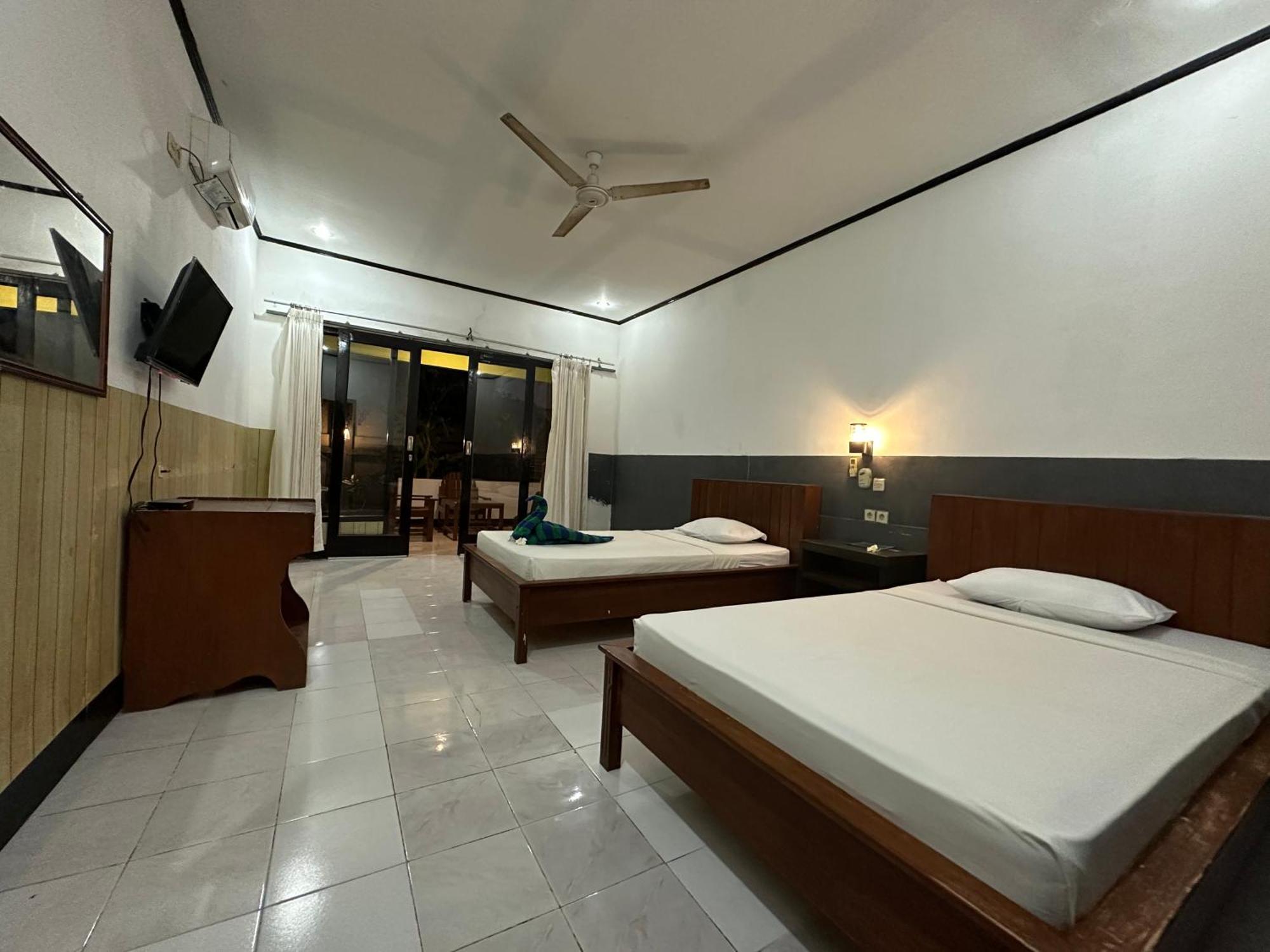 Creative Bungalow Beach Front Gili Trawangan Exteriör bild
