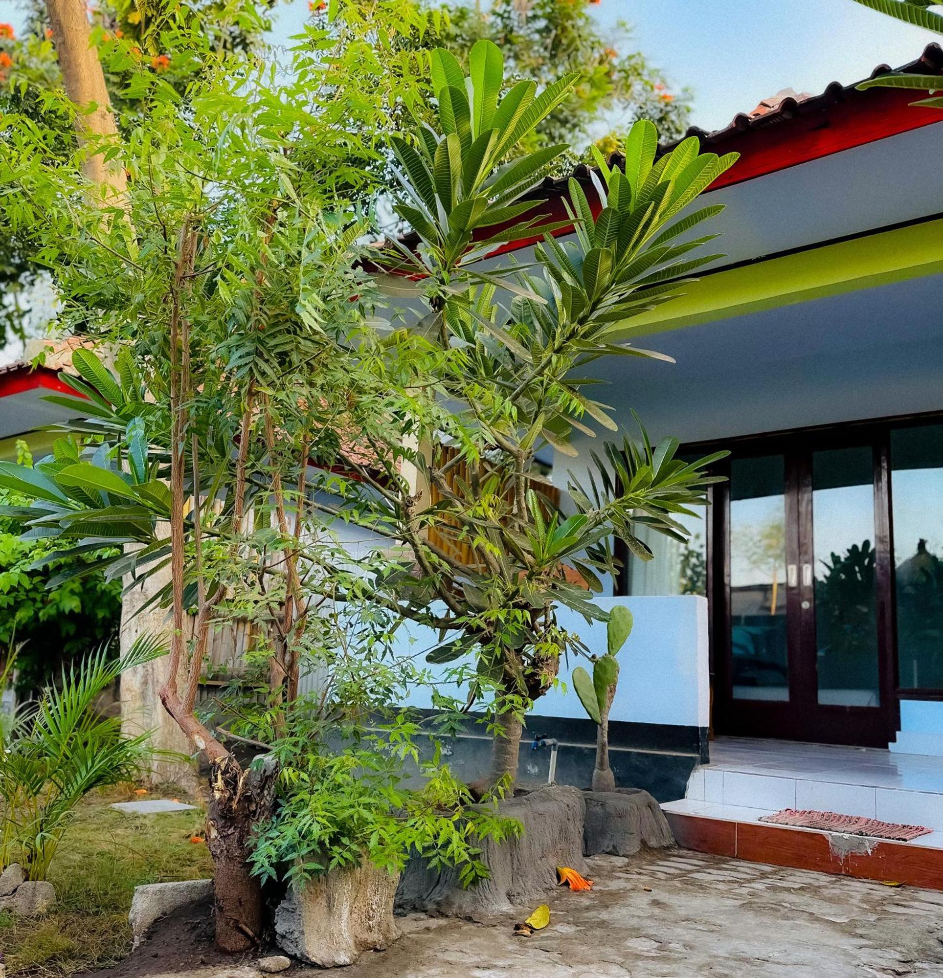 Creative Bungalow Beach Front Gili Trawangan Exteriör bild